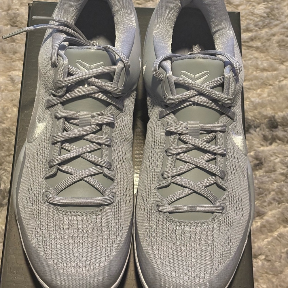 Nike Kobe VIII Protro in Gray and White